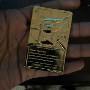 Gold plated Pikachu from 1999